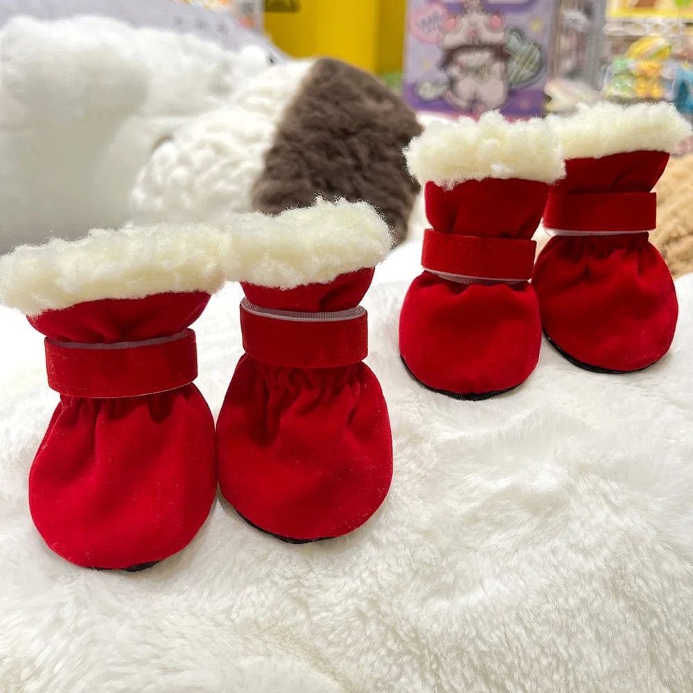 bottes et chaussons pour chiens Red / S