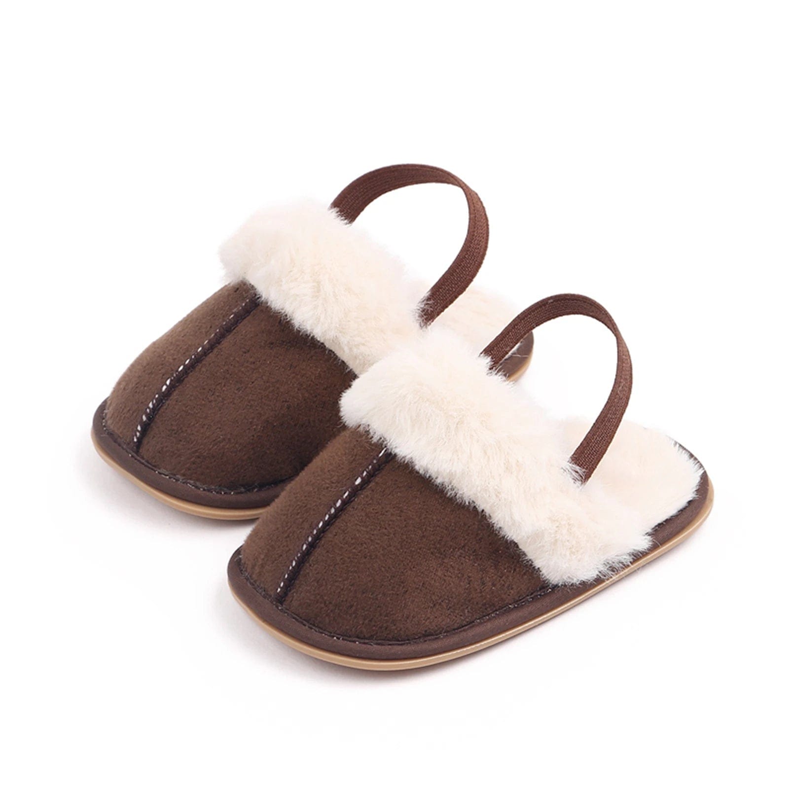 chausson bebe cuir souple deep brown / 13-18 Months