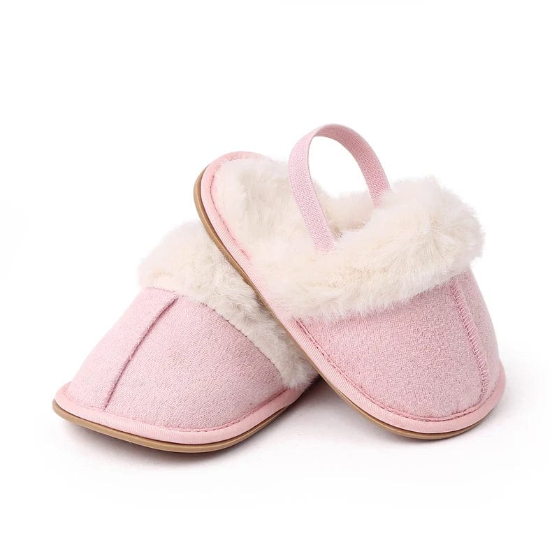 chausson bebe en cuir souple