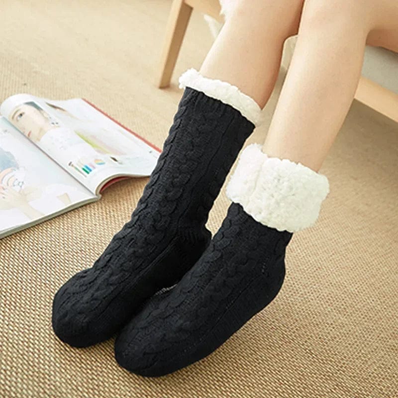 chausson chaussettes antidérapantes Hemp black / One Size