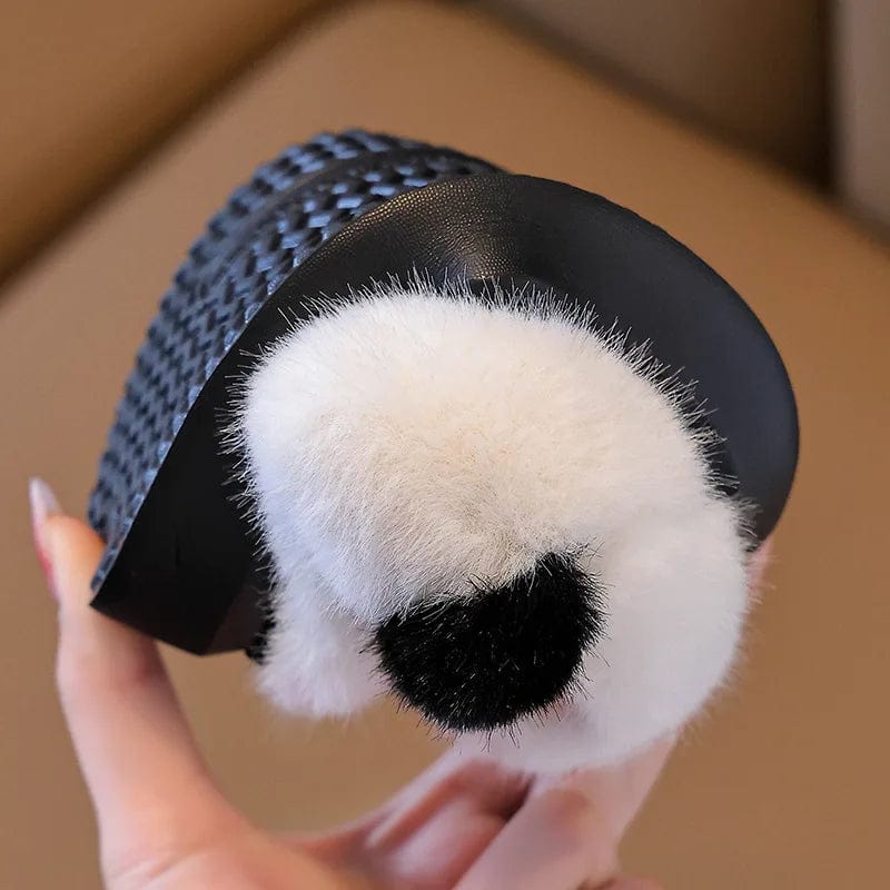 chausson cuir enfant panda