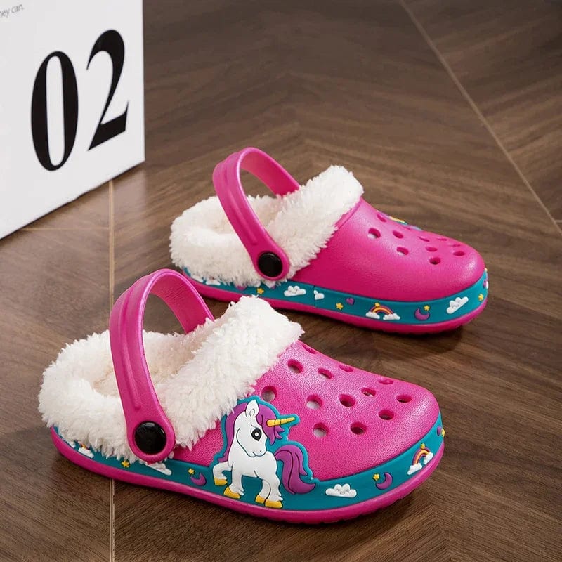 chausson cuir souple enfant