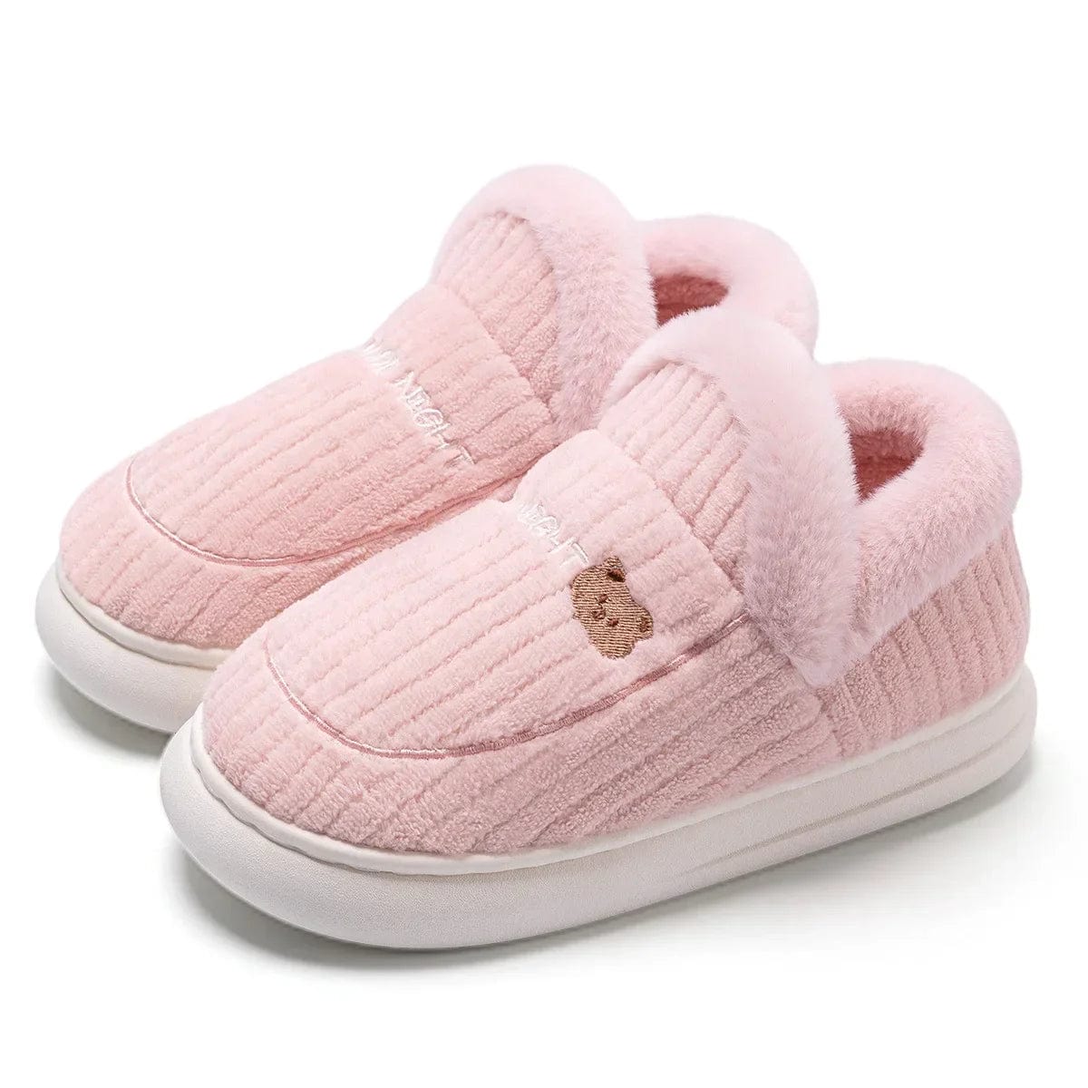 chausson en laine Pink2 / 44-45(Suggest 43-44)