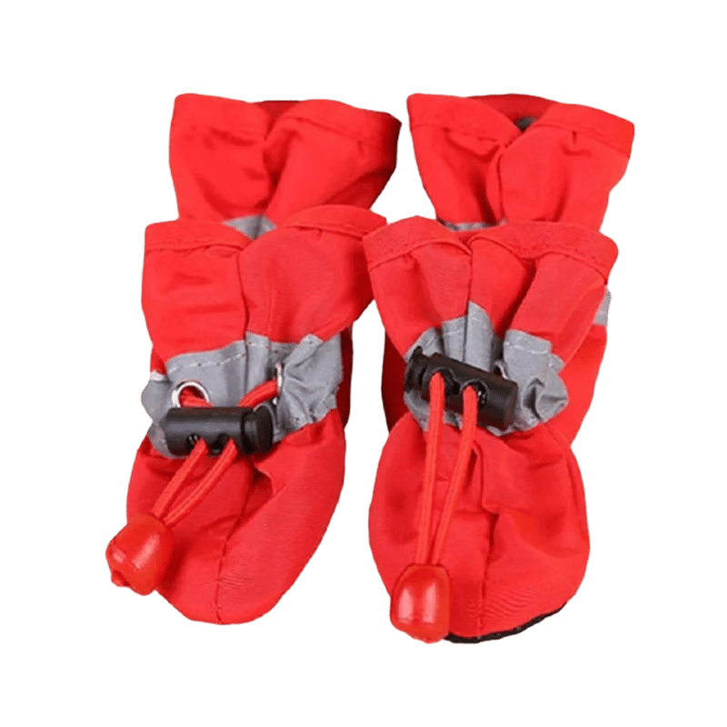 chausson hiver pour chien Red / XS