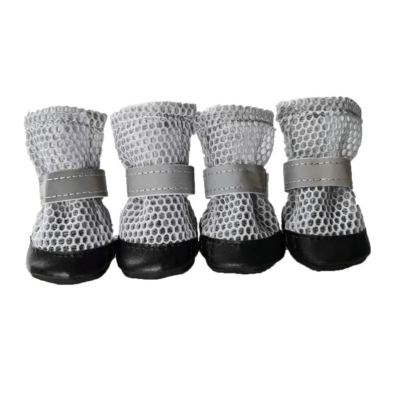 chausson pluie pour chien 4pcs-summer grey / size 0 ( 3.5 3cm)