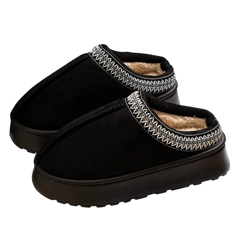 chausson souple cuir Black / 38-39