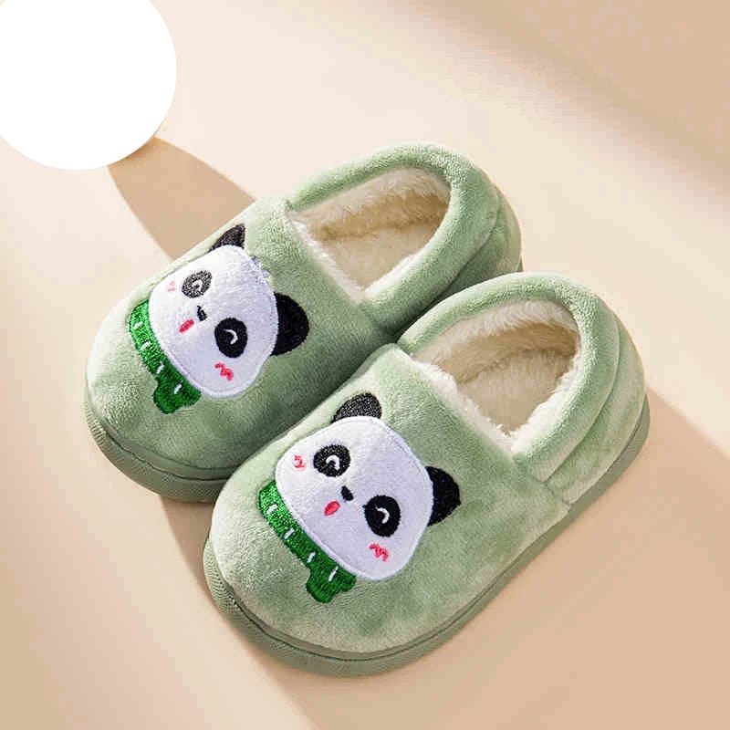 chaussons bebe tricot vert ouvert / 160mm