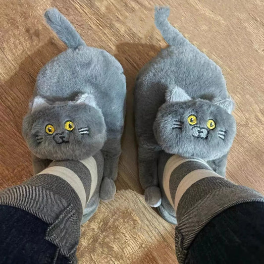 chaussons chat