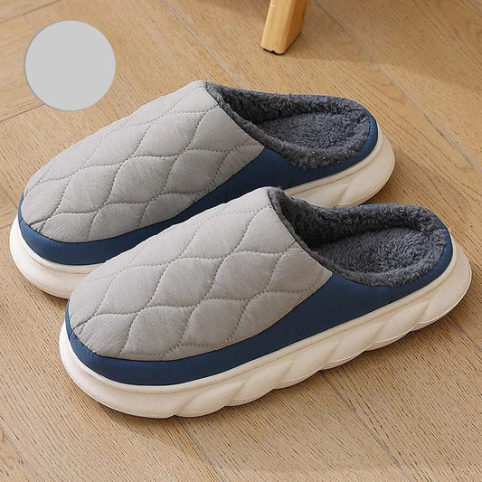 chaussons chauds pour homme Grey Blue / 36-37(fit35-36) / CHINA