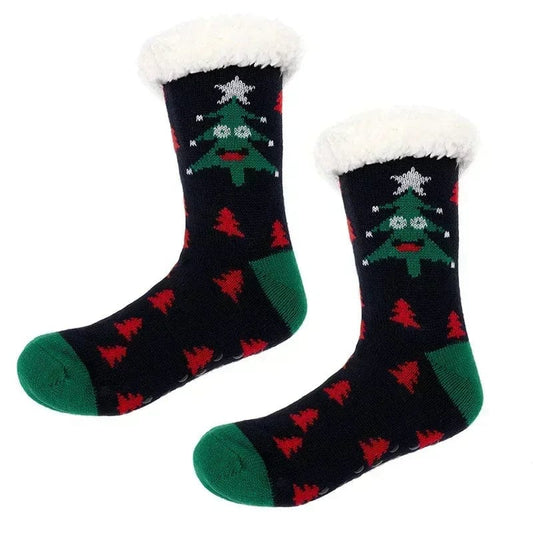 chaussons chaussettes pour homme Christmas tree / One Size