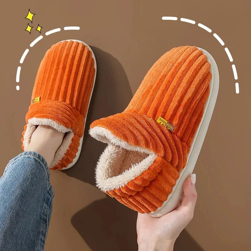 chaussons confortables femmes Orange2 / 40-41(fit39-40) / CHINA