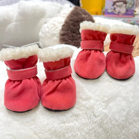 chaussons de neige pour chien Pink / XL