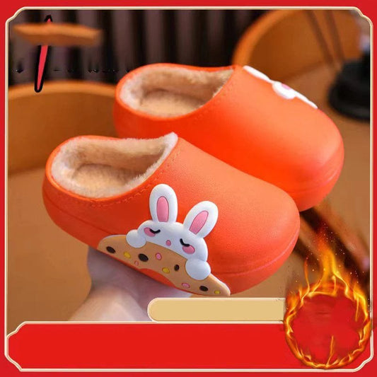 chaussons en cuir enfant Orange / 40-41