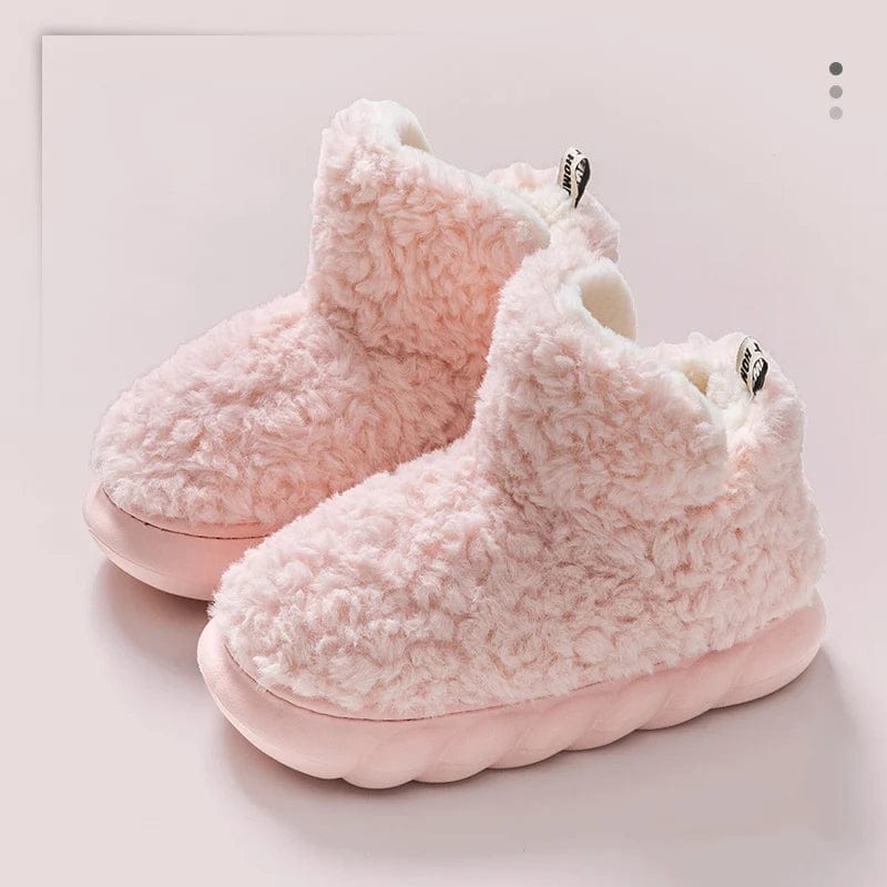 chaussons en fourrure femme pink / 36-37