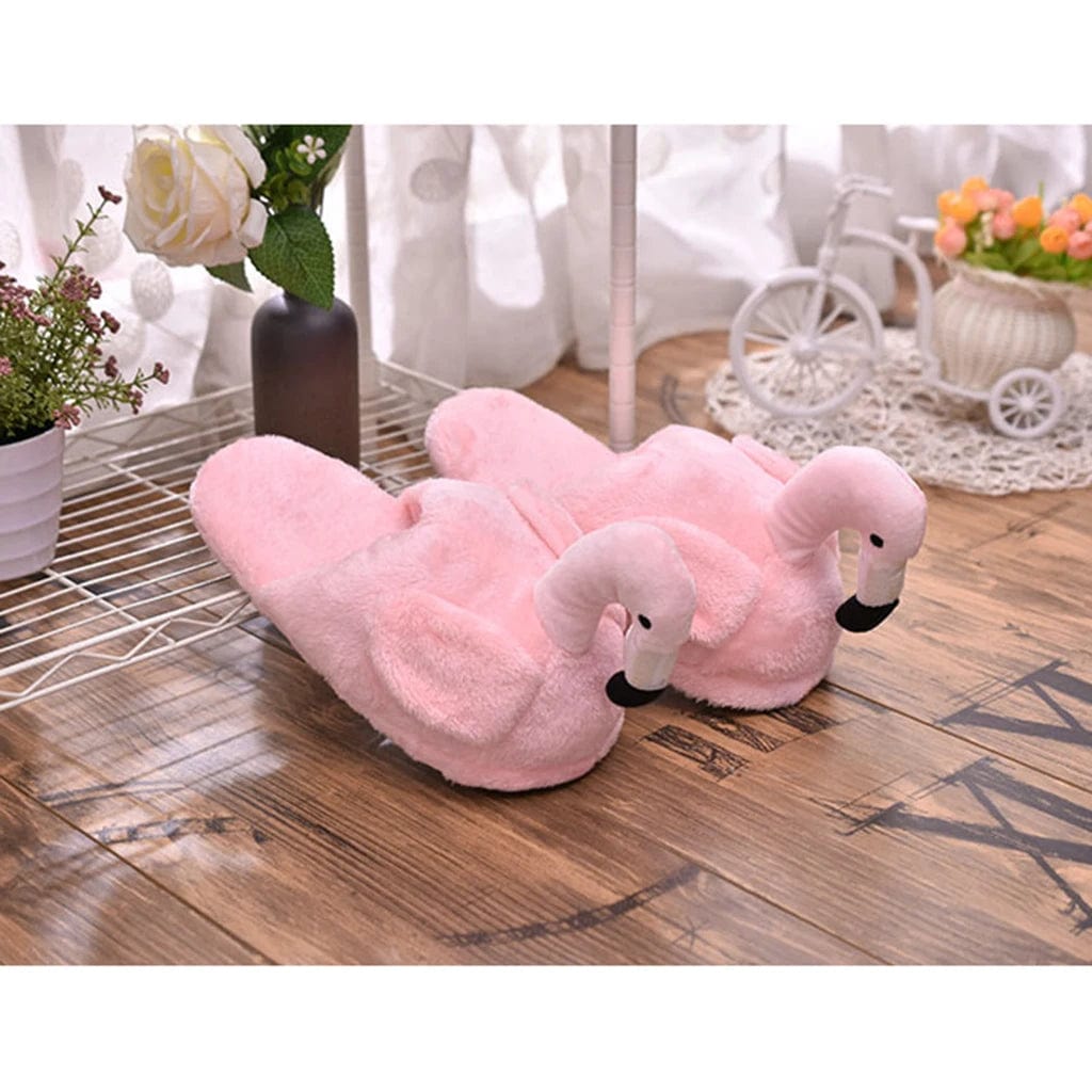 chaussons flamant rose  Half Slippers 1 / CHINA