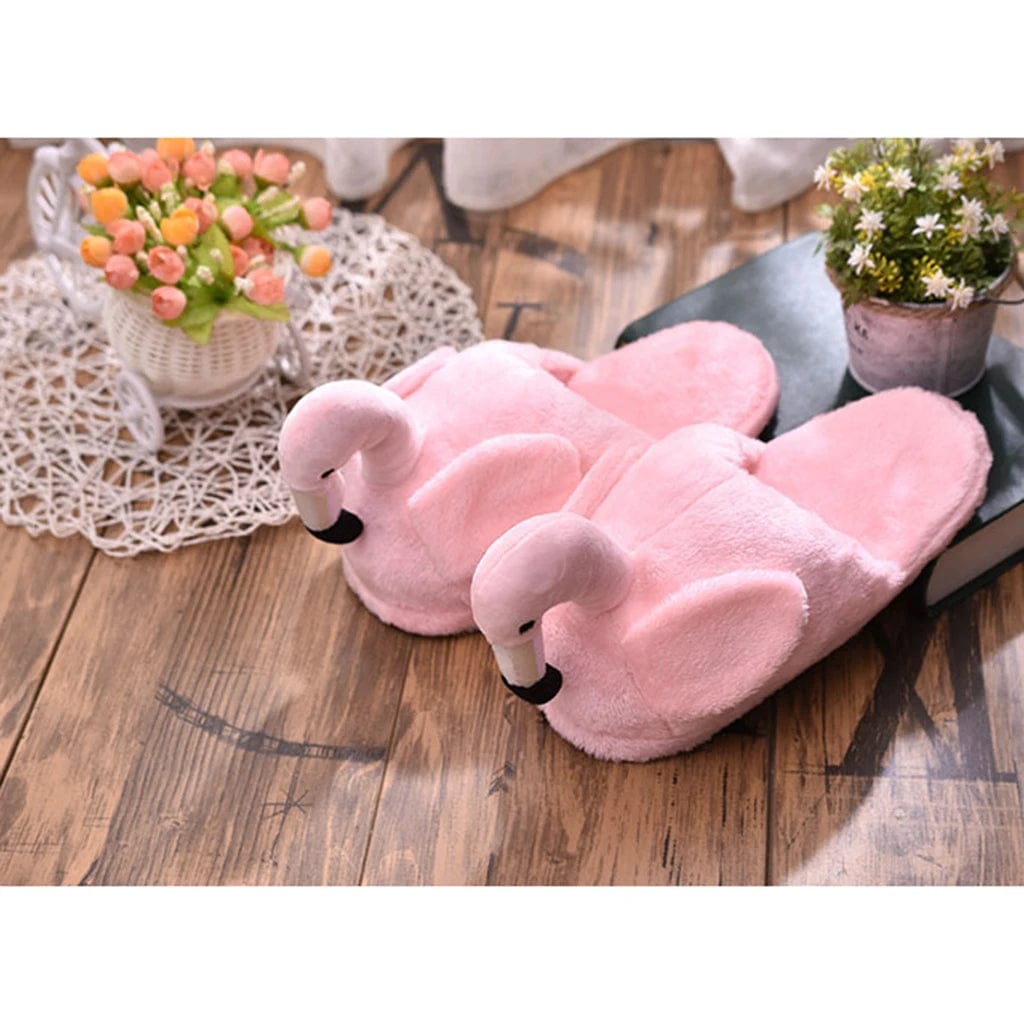 chaussons flamant rose  Half Slippers 1 / CHINA