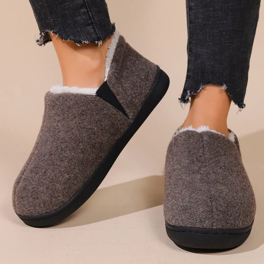 chaussons fourrés homme