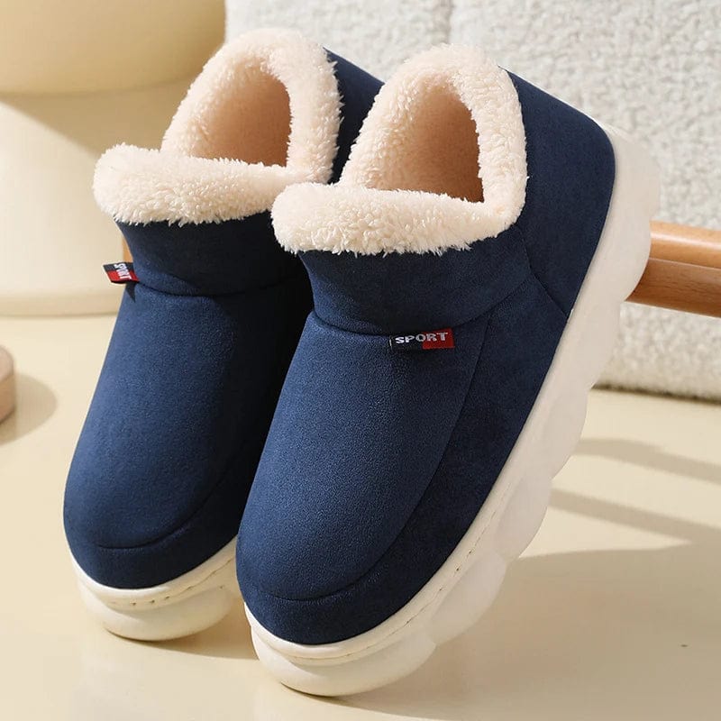 chaussons homme fourrés