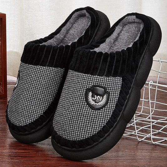 chaussons homme hiver black / 40-41