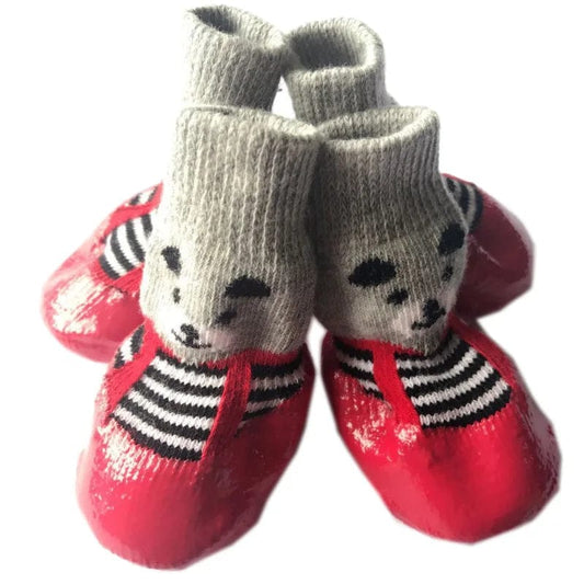 chaussons pour chien Red / L / CHINA